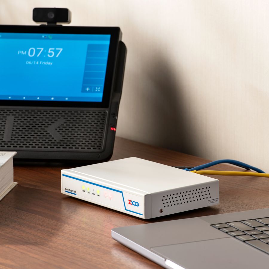 نظام سنترال هاتفي Sip Pbx بخطين أرضي